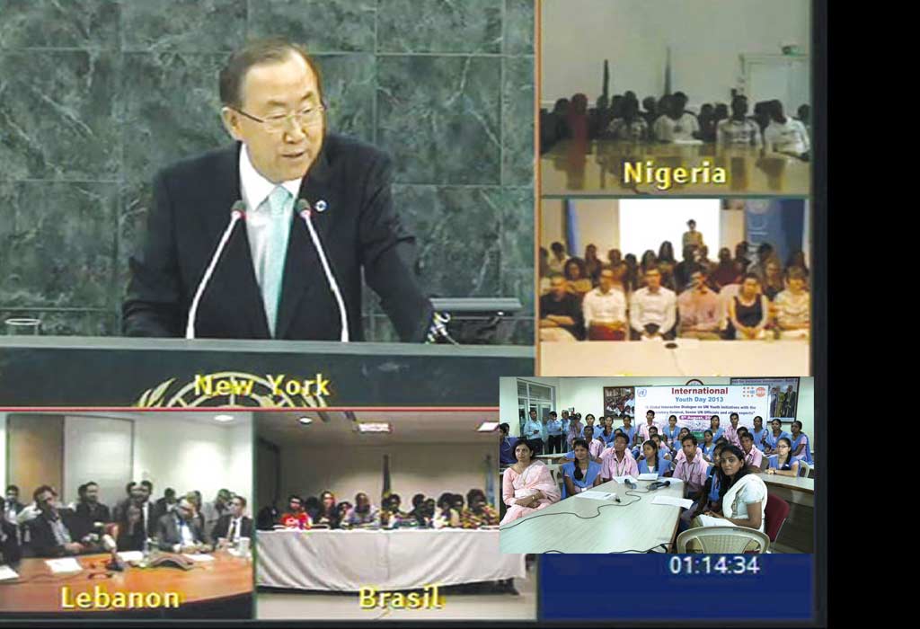 KISS Represents Asia in Live Discussion with UN Secretary-General