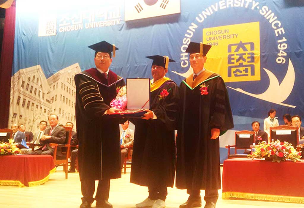 South Korean University Confers Honorary D.Litt. on Achyuta Samanta