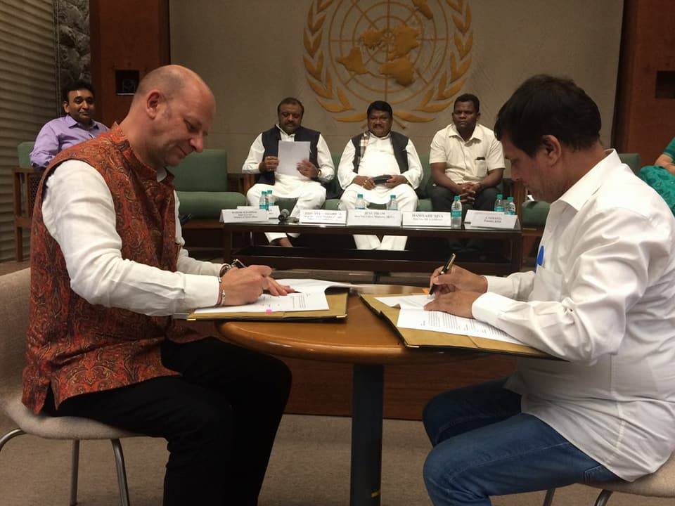 KISS and UNDP join hands to Skill Tribal Youths in Odisha