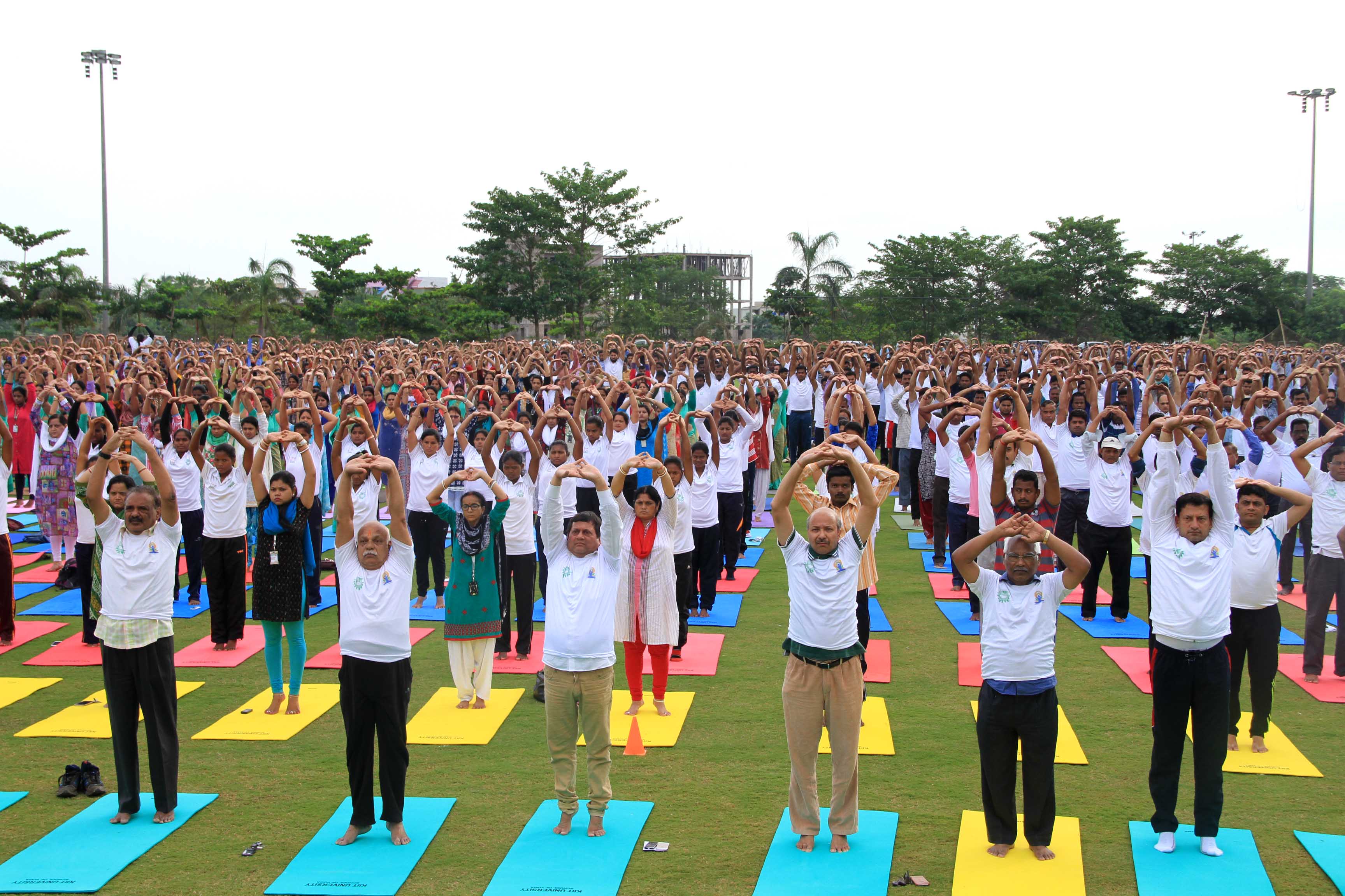 KIIT & KISS Observe International Day of Yoga