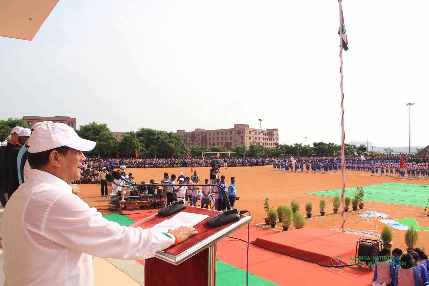 71st Independence day celebrated at KIIT and KISS