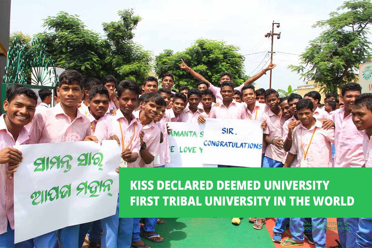 Kalinga Institute of Social Sciences (KISS) Declared Deemed University First Tribal University in the World