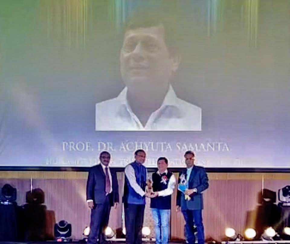 Prof. Achyuta Samanta conferred with GOPIO International Excellence Award 2017