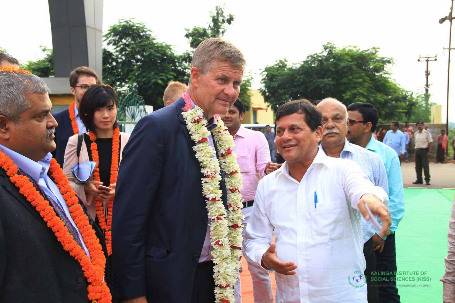 United Nations (UN) Under Secretary General Erik Solheim visited KISS & KIIT