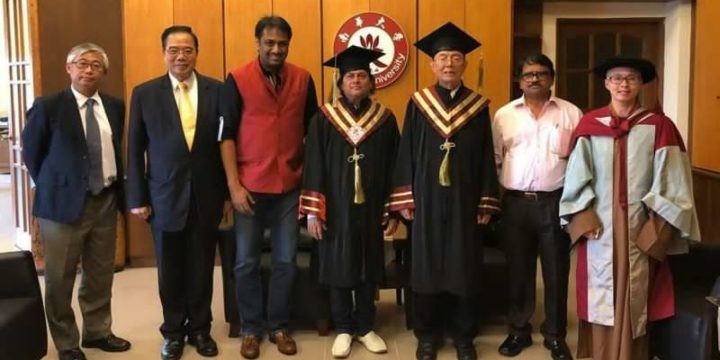 Achyuta Samanta Conferred With Honorary Doctorate Degree From Nanhua University