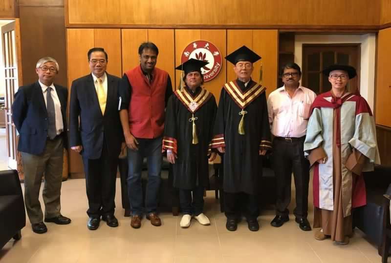Achyuta Samanta Conferred With Honorary Doctorate Degree From Nanhua University