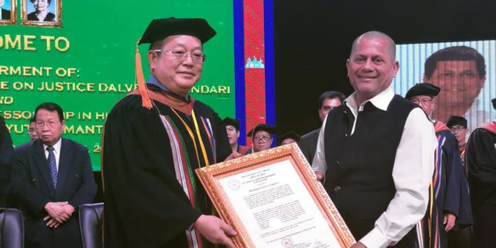 University of Cambodia Honours Achyuta Samanta with Distinguished Professorship